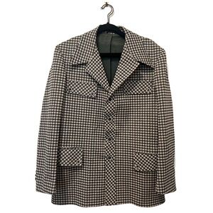 United Garment Workers Houndstooth Sport Coat